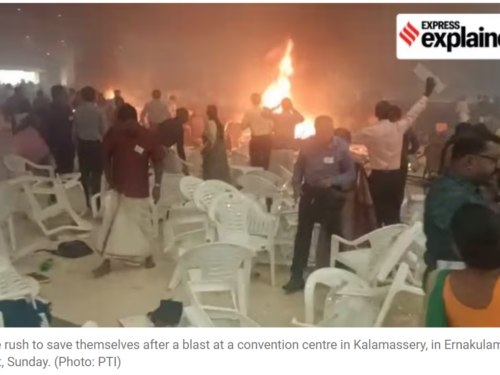 Tragic Bomb Blast at Jehovah’s Witnesses Congress in India: pro-Hamas rally ravaging South India